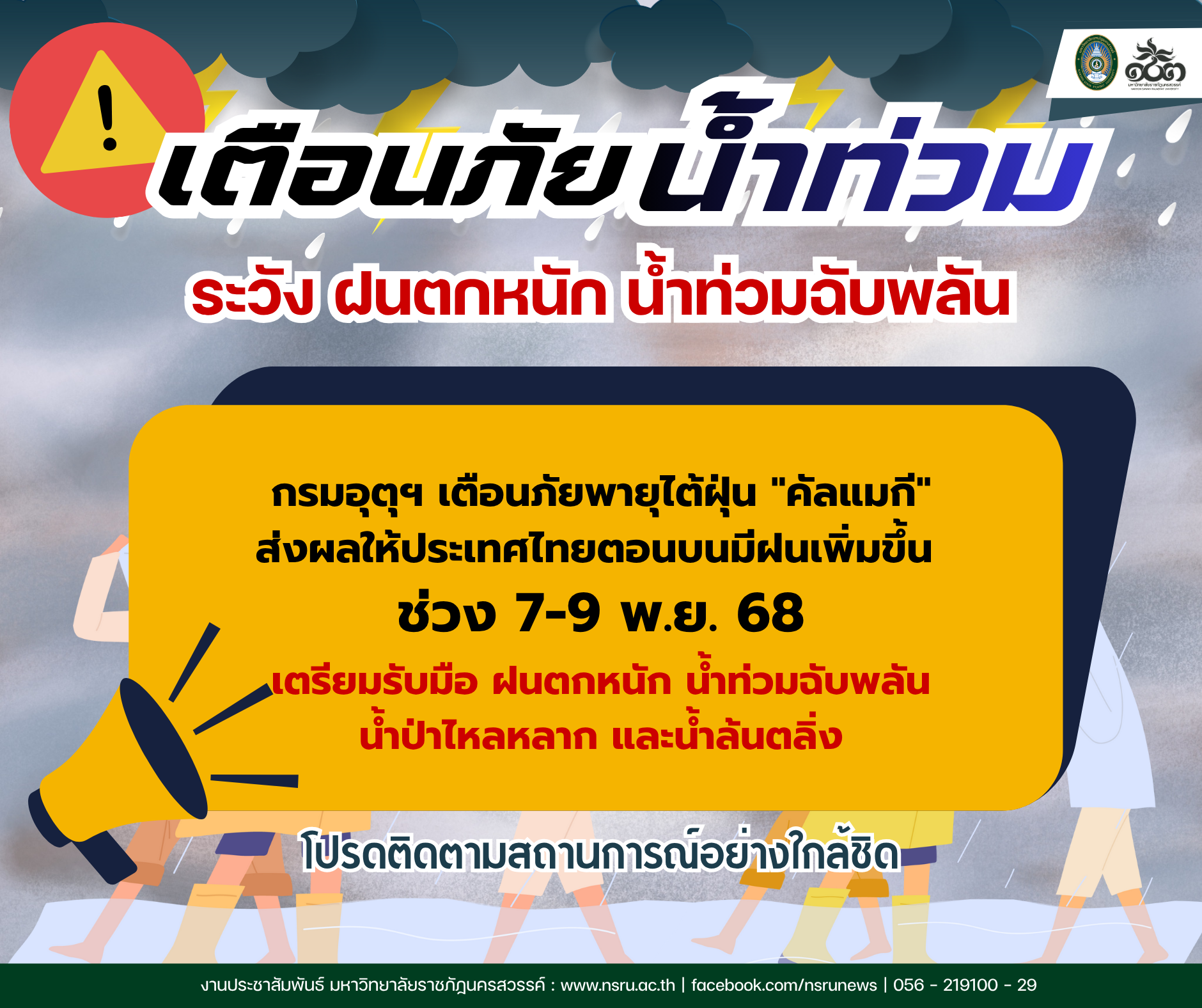 เฝ้าระวังติดตามสถานการณ์น้ำ